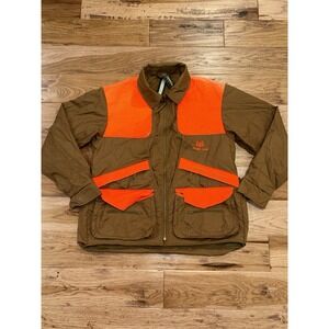 BARETTA Sport Hunting Shooting Jacket Nylon Game Pockets Brown Orange Mens Large
